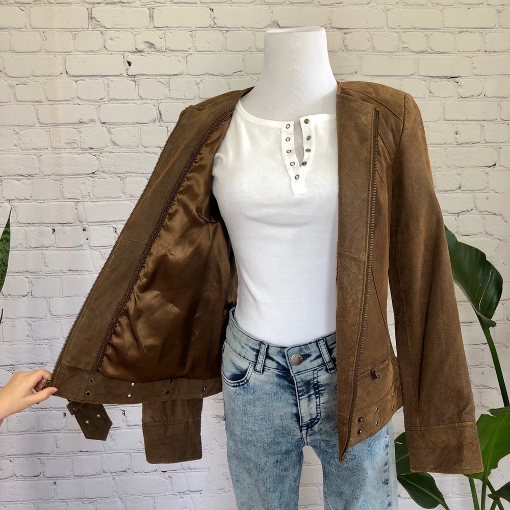 Bradley Bayou Suede Motto Jacket